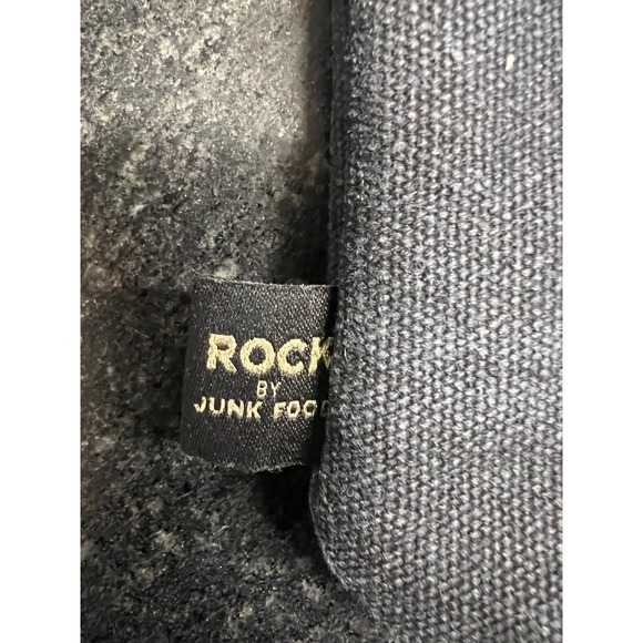 AC/DC Zip Pouch Bag Rock Band Merch "Rock By Junk Food" Black Canvas 9"x7"‎ - Picture 4 of 5